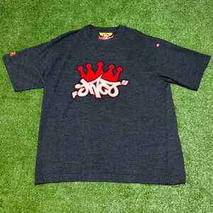 JNCO Jeans Short Sleeve T-Shirt Crown Emblem ‘Dark Grey’
